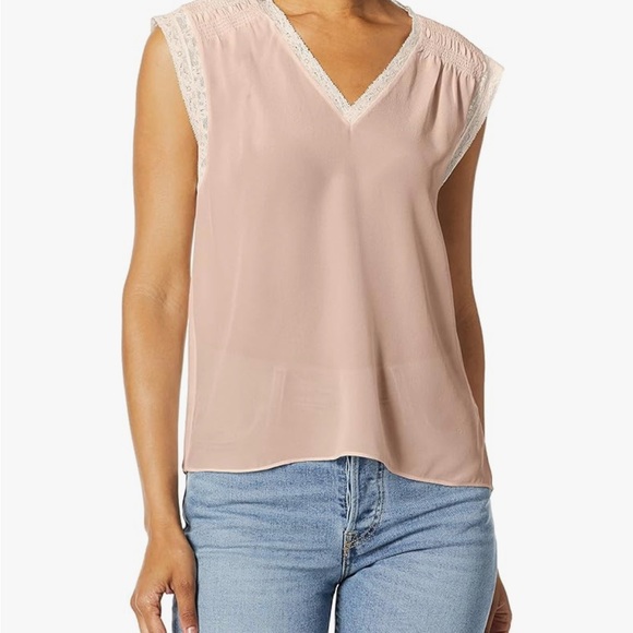 Tops - Rebecca Taylor Women's Pink Sleeveless Top